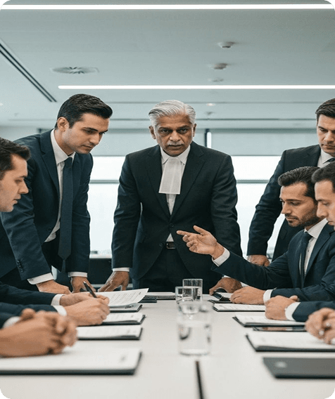 Legal team discussion