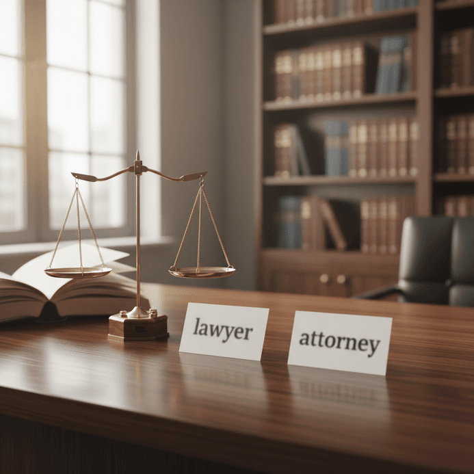 Lawyer vs Attorney explained clearly