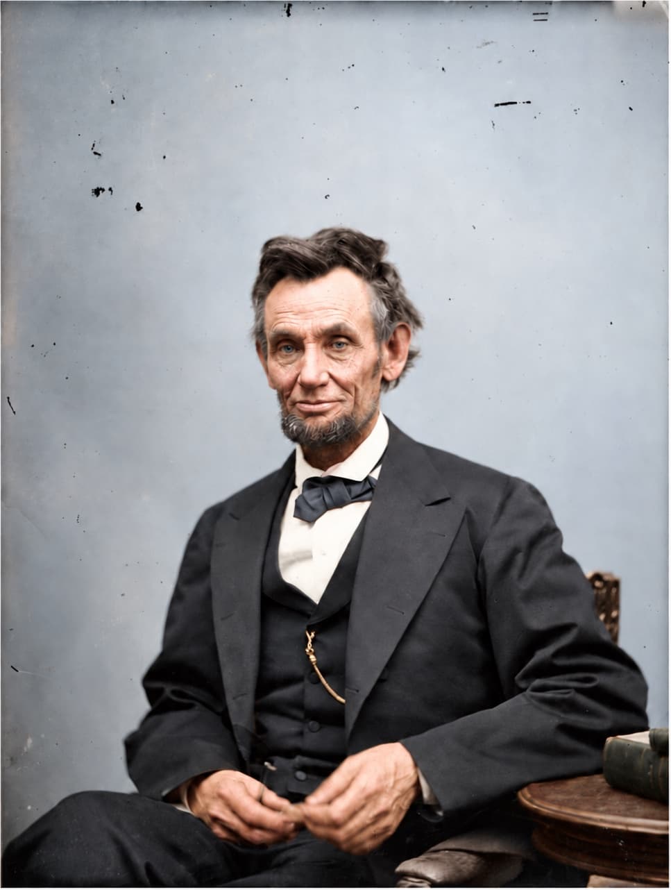 Abraham Lincoln portrait in color