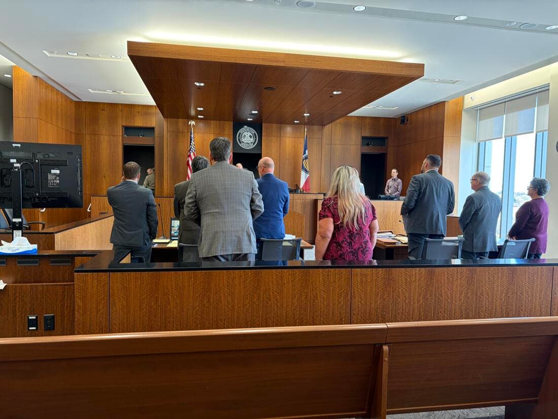 Courtroom interior