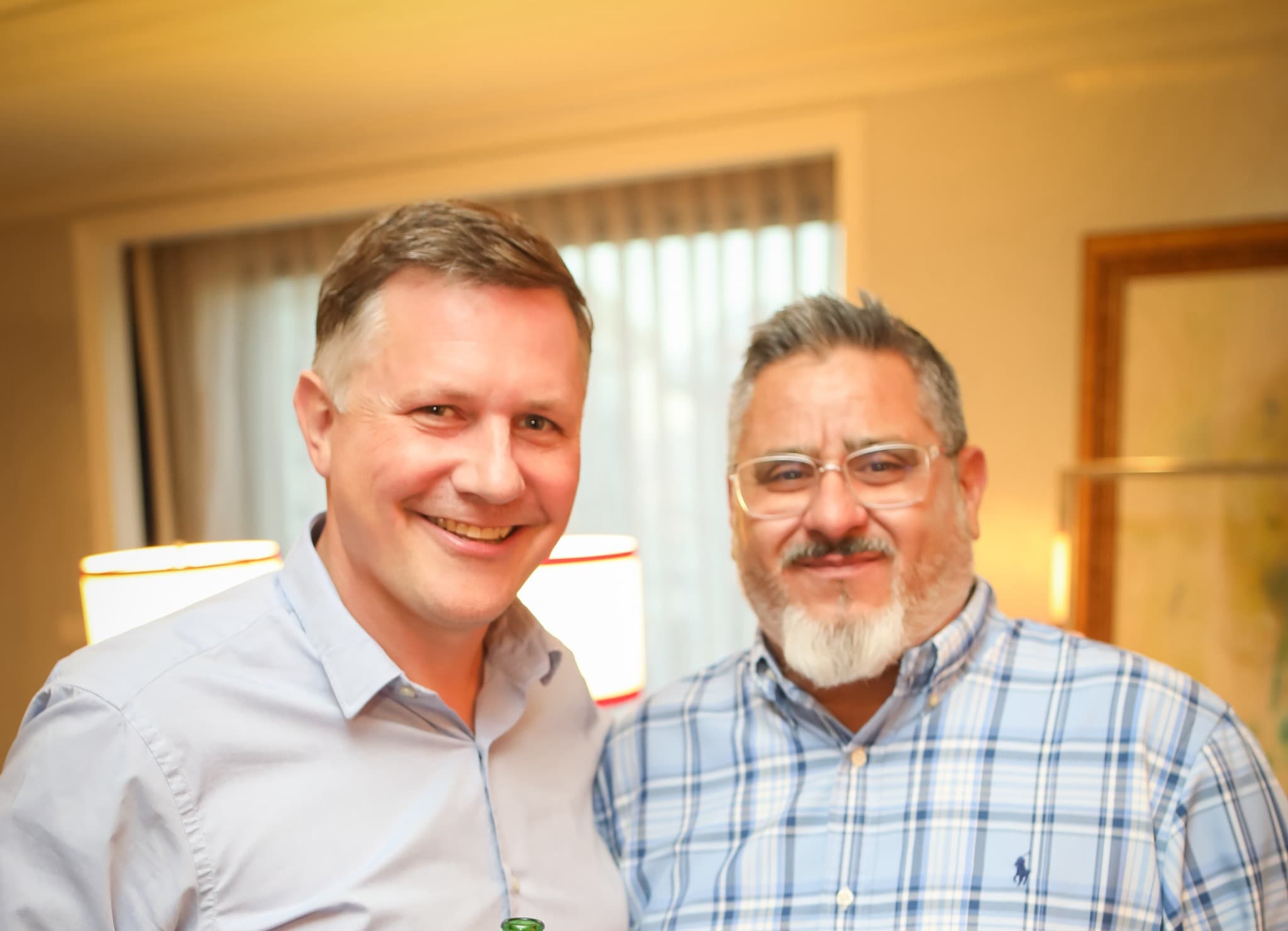 Two legal professionals at a Legal Experts AI gathering